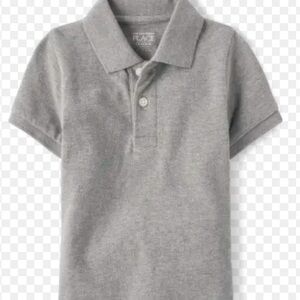 Toddler 4T SS Grey uniform shirt